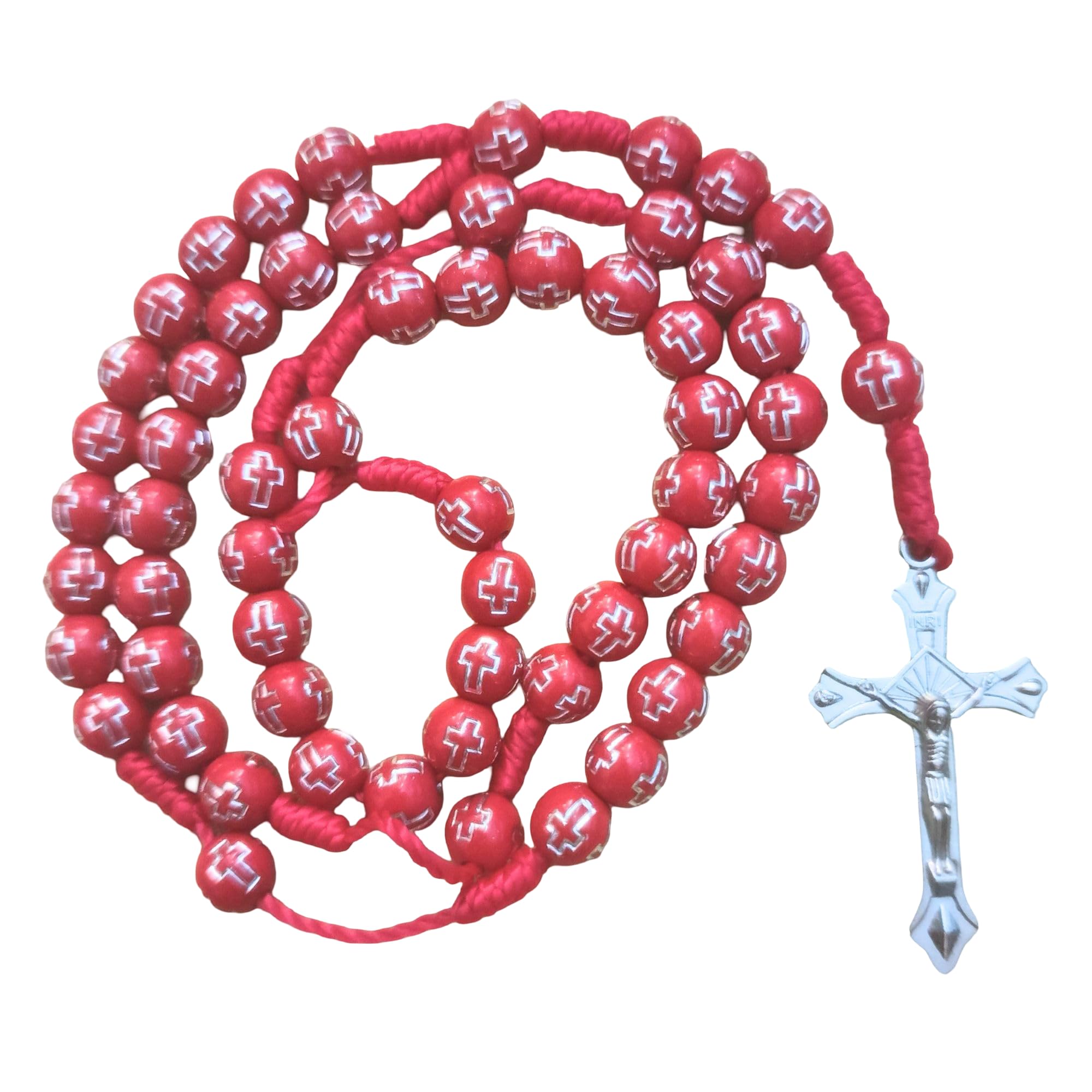 Rosary cross Necklace y2k 十字架　ハート　マリア Buy MANKYA Stylish Jesus Cross Pendant Neck Chain for Men & Women